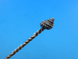 Number 11 by Gorham Sterling Silver Cocktail Fork GW 3D Shell with Twist 5 5/8"