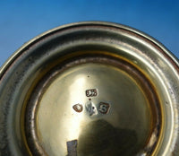 English Sterling Silver Pipkin Vermeil with Wood Handle 3" x 8" (#6300)