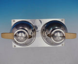 Number 673 by International Silverplate 3 Piece Tea Pots with Stand (#4444)