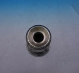 Portuguese .800-.850 Silver Candlestick Pair with Bands Handwrought (#3815)