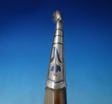 Russian .875 Silver and Niello Drinking Cup Horn with Duck Head Mouth (#5578)