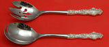 Irian by Wallace Sterling Silver Salad Serving Set 2pc HHWS Custom Made 10 1/2"