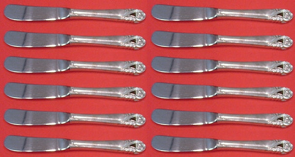 Spring Glory by International Sterling Silver Butter Spreader HH Paddle Set 12pc