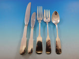 Old English Tipt by Gorham Sterling Silver Flatware Set for 8 Service 42 Pieces