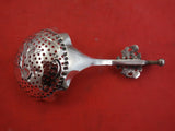 Dutch Sterling by Unknown Maker Sugar Sifter 3D Bull Pierced Figural Bowl 4 1/2"