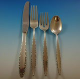 Lace Point by Lunt Sterling Silver Flatware Set For 8 Service 32 Pieces