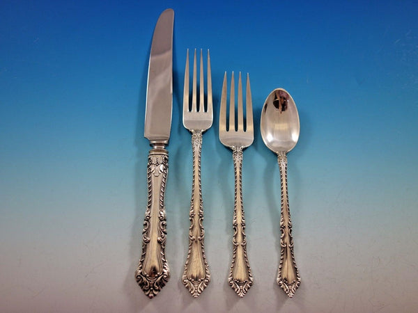 Foxhall by Watson Sterling Silver Flatware Set Service 24 pieces