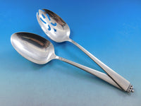 Satin Beauty by Oneida Sterling Silver Flatware Set for 8 Service 55 pieces