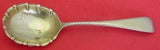 Brite-Cut by A. Stowell & Co. Baltimore Sterling Berry Spoon Gold Washed 8 1/2"