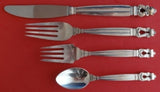 Acorn by Georg Jensen Sterling Silver Dinner Size Place Setting 4pc Long Handle