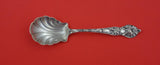 Floral Series by Watson Sterling Silver Sugar Spoon Shell w/ carnation 6"