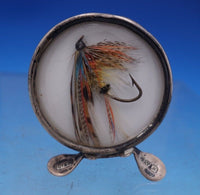 Grey and Co English Estate Sterling Silver Menu Holder w/ Fishing Lure (#6991)