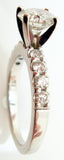 14k 1.14ct Round Genuine Natural Diamond Engagement Ring w/ GSI Report (#J2927)