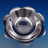 Tiffany and Co Sterling Silver Serving Bowl w/ Petal Border 8" x 2" Modern #7620
