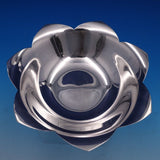 Tiffany and Co Sterling Silver Serving Bowl w/ Petal Border 8" x 2" Modern #7620