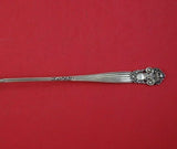 Georgian by Towle Sterling Silver Olive Spoon Long Unusual Not Pierced 8 1/2"