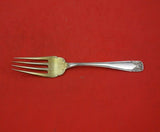 Towle Sterling Silver Salad Fork Gold Washed 6" Flatware Heirloom Silverware