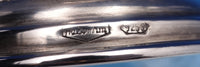 Italian Sterling Silver Goblet with Beaded & Swirl design 9 3/8" Heavy (#8371)