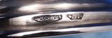 Italian Sterling Silver Goblet with Beaded & Swirl design 9 3/8" Heavy (#8371)