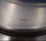 Georg Jensen Stainless Sandwich Plate Round "Evening Star" #7E 14 1/8" (#6791)