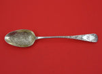 Robert Peppin English Georgian Sterling Silver Serving Spoon 9" Chased c. 1817