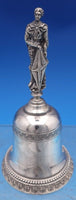 Italian 800 Silver Bell with Figural Handle Man 5 1/4" no clapper (#8380)