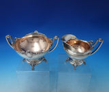 Lion by Tiffany and Co Sterling Silver Sugar Creamer Set 2pc GW c.1870 (#5901)
