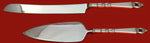 Danish Crown by Frigast Sterling Silver Wedding Cake Set Server 2pc Custom HHWS
