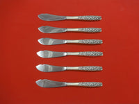 Contessina by Towle Sterling Silver Trout Knife Set 6pc HHWS  Custom Made 7 1/2"