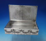 Cupid by Howard Sterling Silver Cigar Box Cupids Swags of Flowers #1369B (#5589)