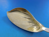 Lap Over Edge Acid Etched Tiffany Sterling Ice Cream Server Leaves GW 11 3/8"