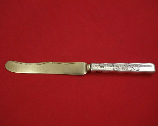 Lap Over Edge Acid Etched by Tiffany Sterling Silver Breakfast Knife GW Thistle