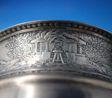 Schulz and Fischer Sterling Silver Basket with Handle Mermaids c.1880 (#5876)
