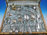 Japanese by Whiting Sterling Silver Flatware Set 8 Service 53 pc Aesthetic Birds