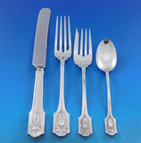 Adam by Shreve Sterling Silver Flatware Set for 8 Service 79 pieces