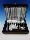 Mauriziano by Schiavon Italy Sterling Silver Flatware Set 12 Dinner 60 PC New