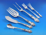 Meadow Rose by Wallace Sterling Silver Flatware Set for 12 Service 212 pieces