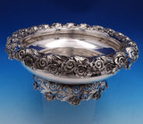 Redlich Sterling Silver Centerpiece Bowl #1699 Pierced Leaf Flower Border #8249
