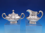 Buttercup by Gorham Sterling Silver Sugar and Creamer Set 2pc 16.7ozt TW (#7958)