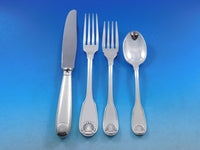 Vendome Arcantia Christofle Silverplate Flatware Set for 12 Service 96 pcs Lunch