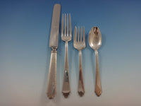 William & Mary by Lunt Sterling Silver Flatware Set for 12 Service 66 Pieces