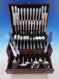 English Provincial Reed & Barton Sterling Silver Flatware Set 8 Service 67 Pcs