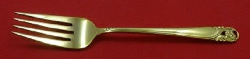 Spring Glory Vermeil By International Sterling Silver Salad Fork 6 1/2" Gold