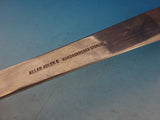Swedish Modern Allan Adler Sterling Silver Platter Spoon Exceptional Hammering