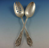 Rose Point by Wallace Sterling Silver Flatware Set For 8 Service 71 Pieces
