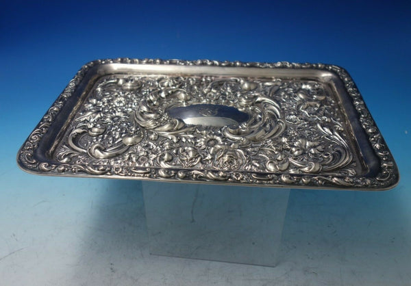 SG Jacobs English Estate Sterling Silver Tray Rectangular Fancy #385278 (#5531)