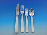 Blok by Peter Hertz Danish Sterling Silver Flatware Set for 12 Service 84 pieces