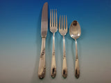 Sweetheart Rose by Lunt Sterling Silver Flatware Set for 12 Service 78 pieces