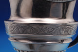 Floral by Unknown Sterling Silver Milk Pitcher Gadroon Edge 6 3/4" (#8484)