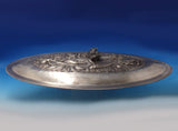 Carlo Foglia Italian .800 Silver Fish Serving Platter 2pc with Sea Life (#7300)